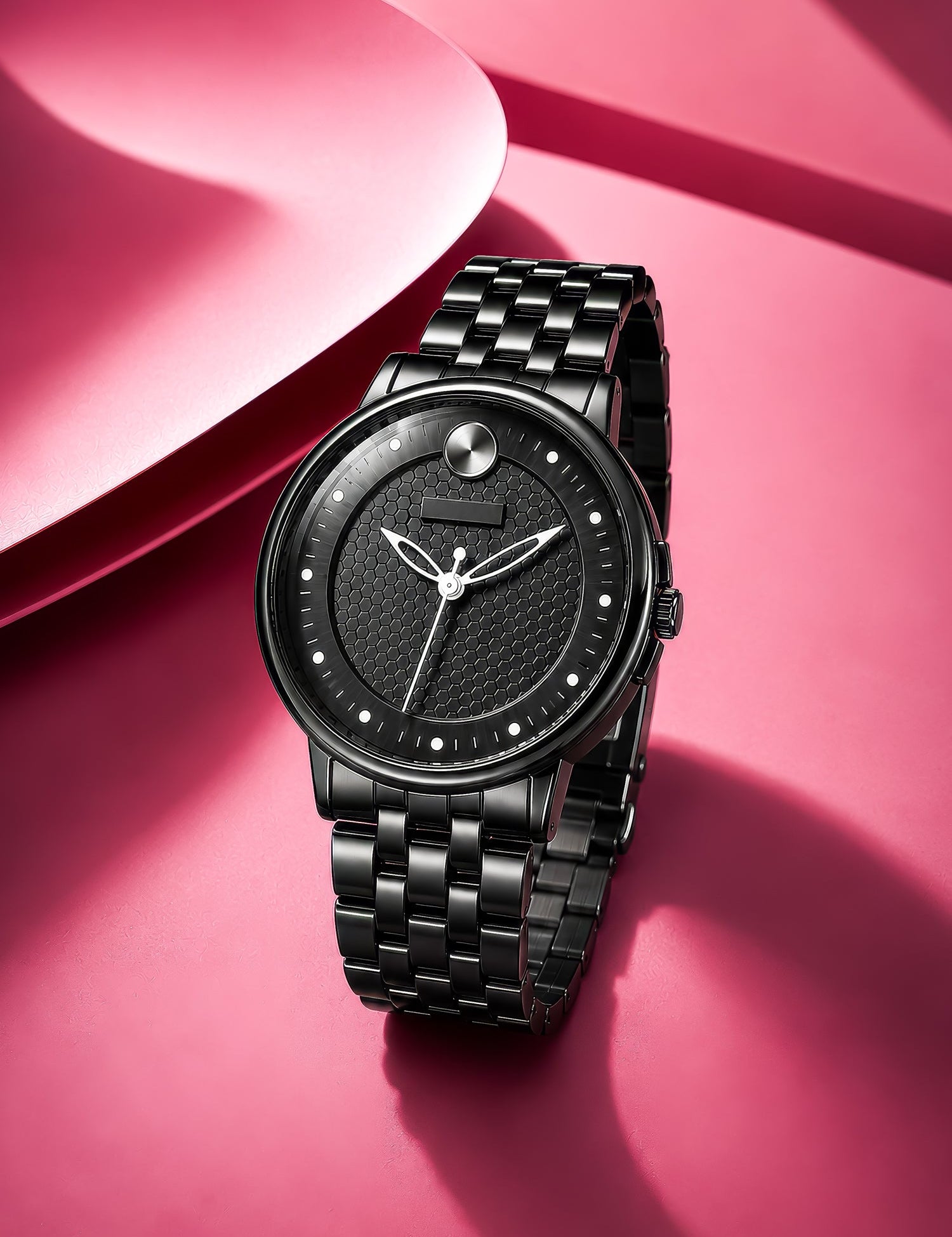 LOOKHAA Women Round Dial & Stainless Steel Bracelet Style Straps Analogue Watch lookhaa