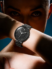 LOOKHAA Women Round Dial & Stainless Steel Bracelet Style Straps Analogue Watch lookhaa