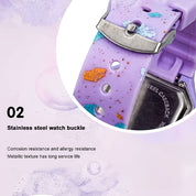 Lookhaa Cartoon Cute Colorful Sport Waterpoof Digital Watch For Kids - Purple