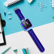 Lookhaa Kids Smart Calling Watch Daily Life Waterproof Smart Watch With SIM Card Flashlight camera SOS Smart For Boys (Blue)