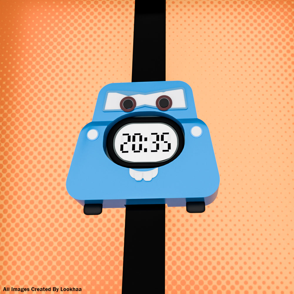 Lookhaa Kids Stylish 3D Cartoon Multi-Frame Digital Watch – Fun & Trendy for Children