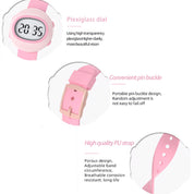 Lookhaa Kids Stylish 3D Cartoon Multi-Frame Digital Watch – Fun & Trendy for Children (Pink)