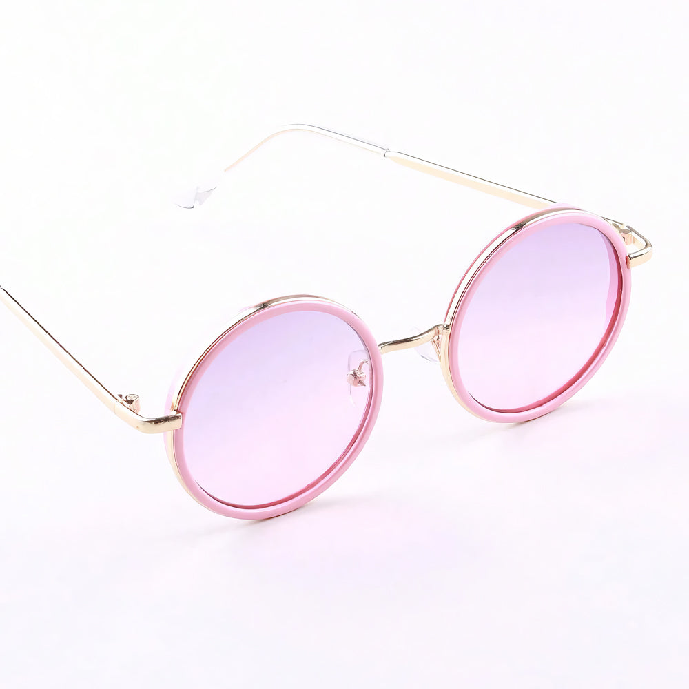Lookhaa Round Sunglasses With UV Protected Lens - Pink