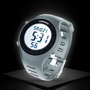 Lookhaa Sports Watch Multi functional Big Screen Watch For Kids Digital Sports Luminous Chronograph Day Date Alarm Stopwatch Casual Sports Wrist Watch For Boy - Grey lookhaa