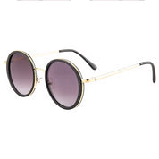 Lookhaa Stylish Sunglasses With UV Protected Lens - Black & Gold