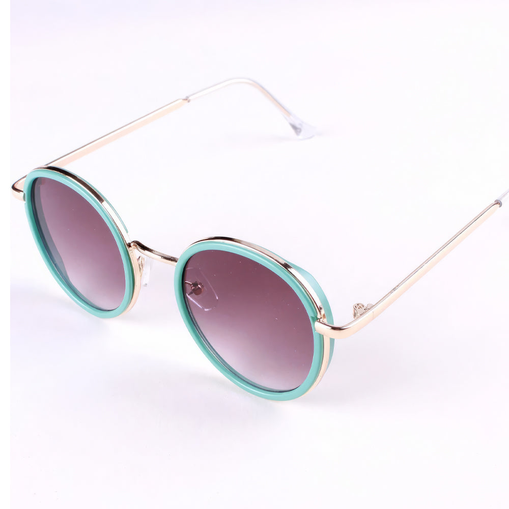 Lookhaa Stylish Sunglasses With UV Protected Lens - Blue & Gold