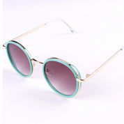 Lookhaa Stylish Sunglasses With UV Protected Lens - Blue & Gold