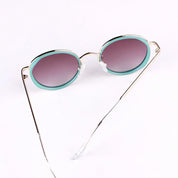 Lookhaa Stylish Sunglasses With UV Protected Lens - Blue & Gold