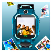 Lookhaa Kids Calling SOS LBS Location Tracking Smart Watch with HD Camera for Boys and Girls - Green