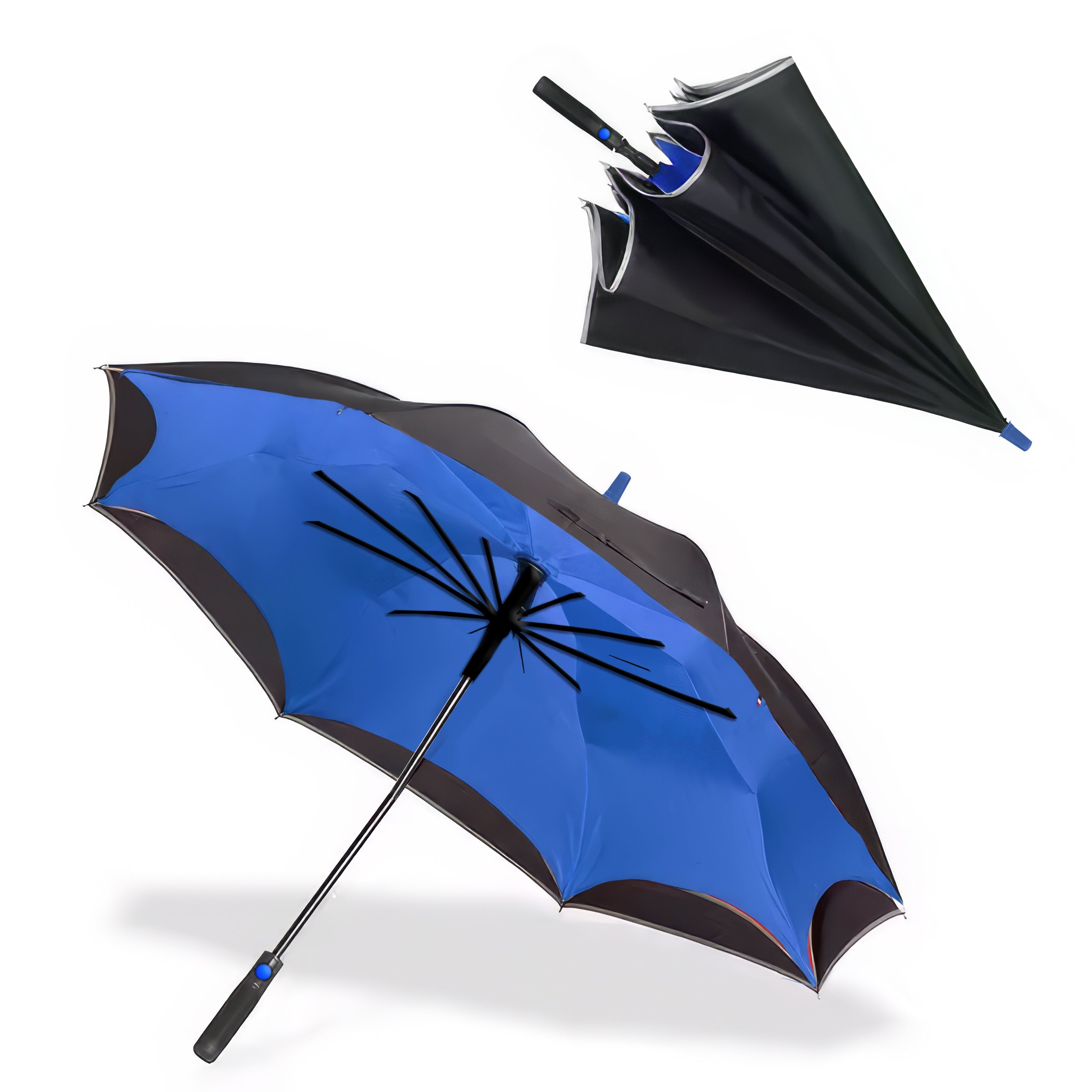 Lookhaa Inverted Double Layer Stylish Windproof Umbrella for Men & Women, UV-Resistant Umbrella lookhaa