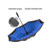 Lookhaa Inverted Double Layer Stylish Windproof Umbrella for Men & Women, UV-Resistant Umbrella lookhaa