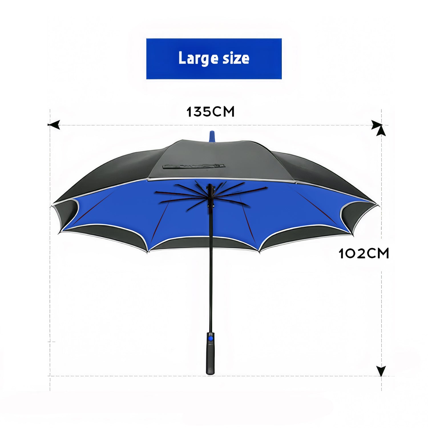 Lookhaa Inverted Double Layer Stylish Windproof Umbrella for Men & Women, UV-Resistant Umbrella lookhaa