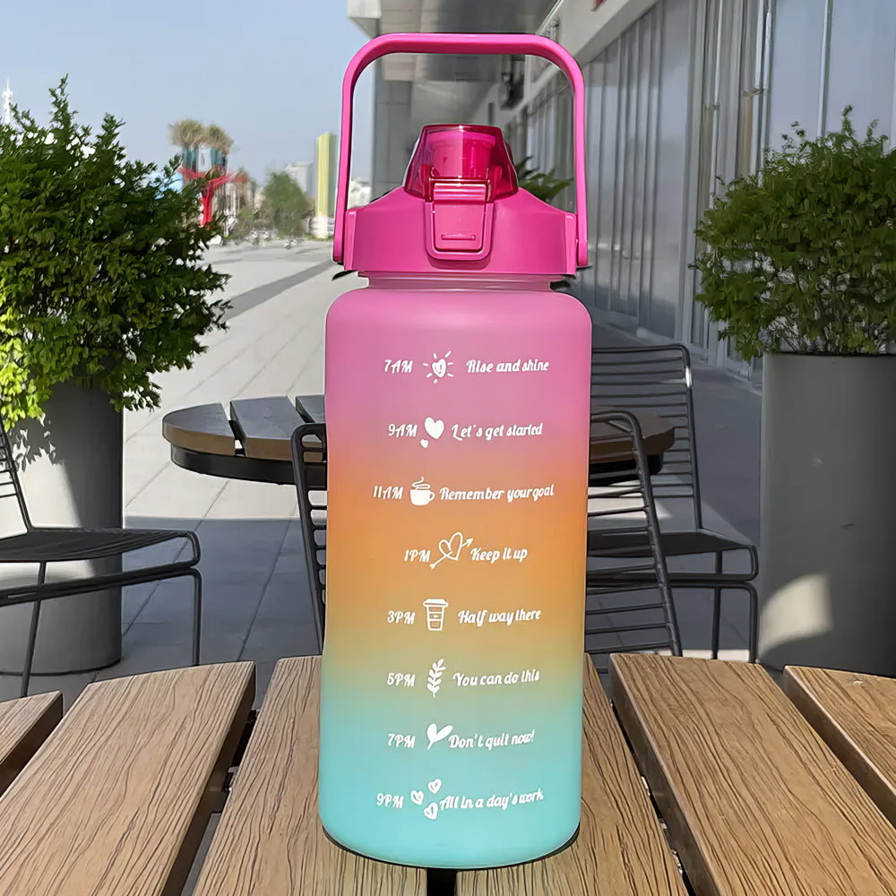 Lookhaa Multicolor Water Bottle Set Of 3 Leakproof Durable Sipper Water Bottle For Kids – Pink