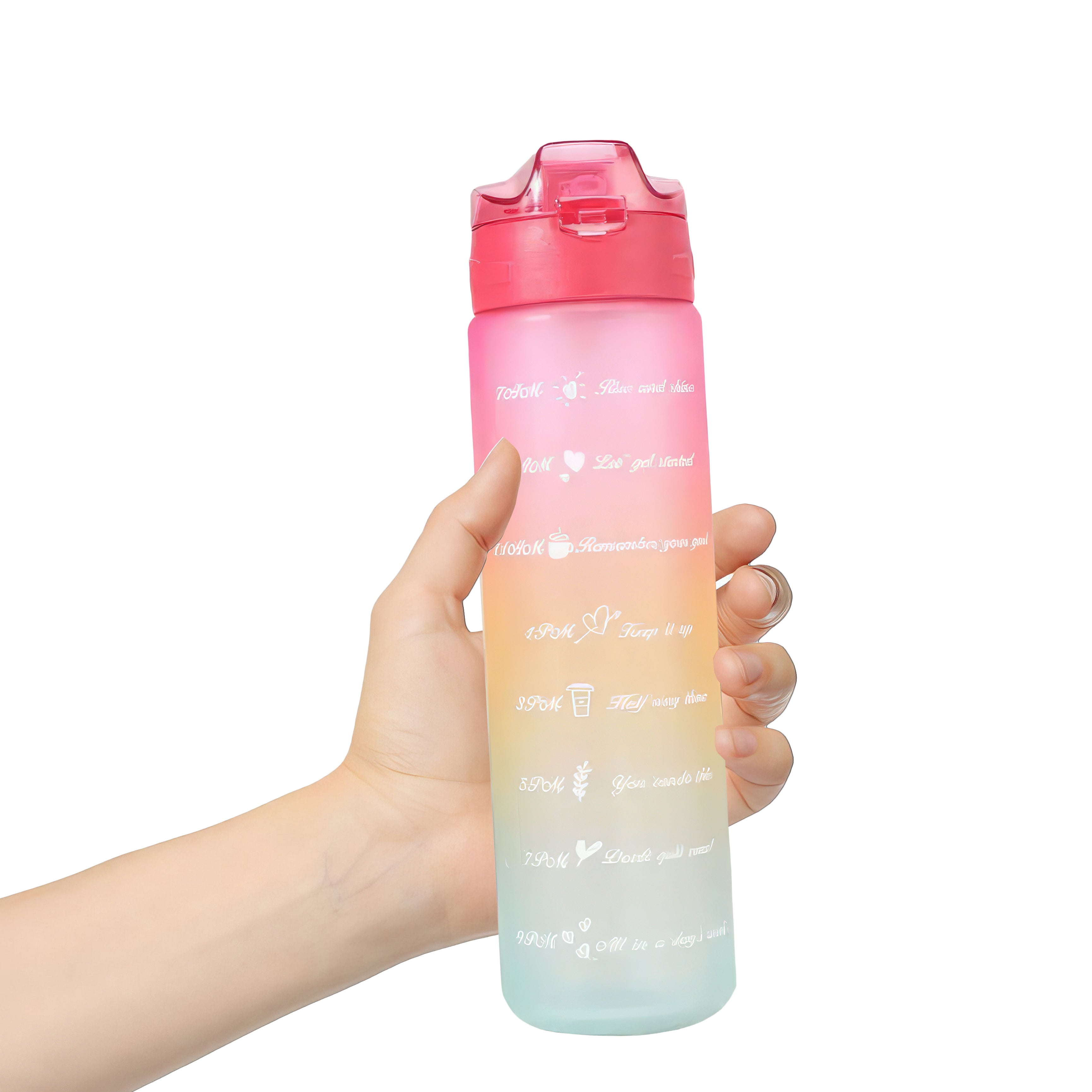 Lookhaa Multicolor Water Bottle Set Of 3 Leakproof Durable Sipper Water Bottle For Kids – Pink