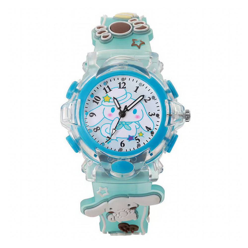 Lookhaa Cartoon Analog Light Watch for Kids Boys & Girls - Blue