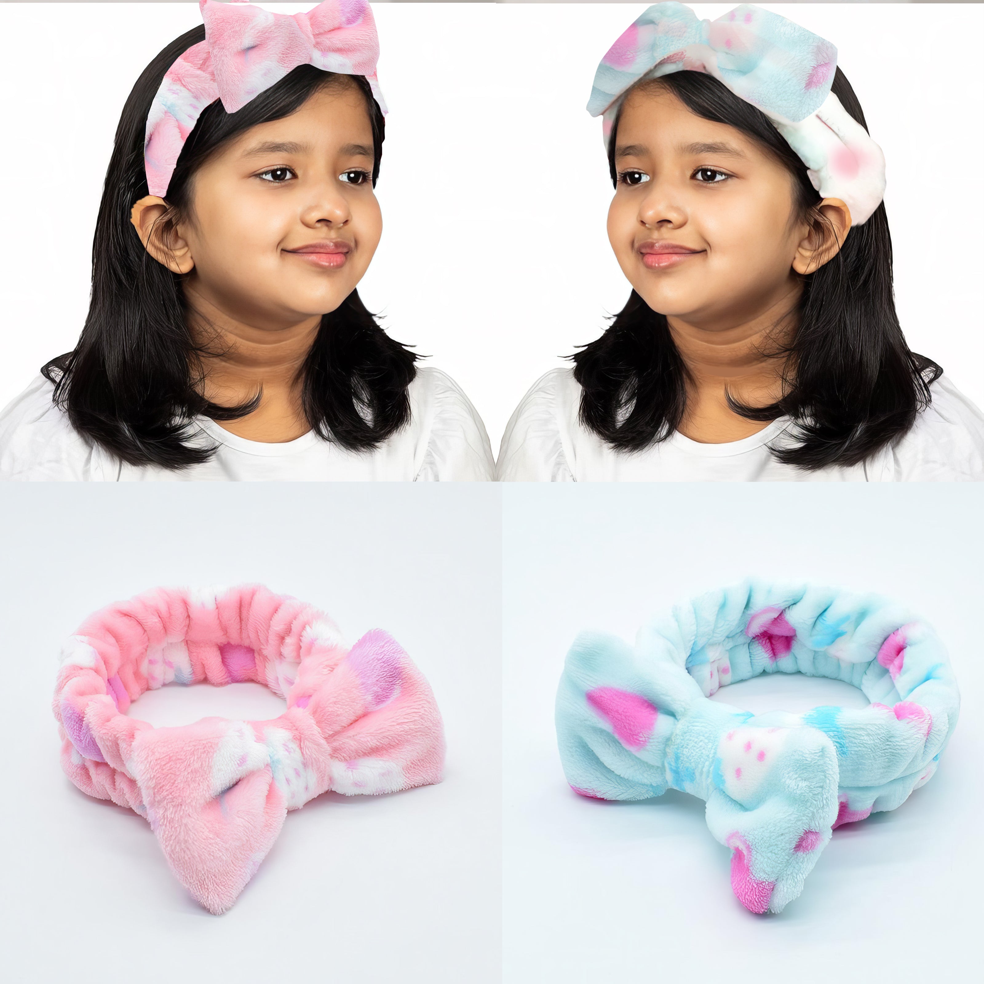 Lookhaa Soft Cute Bow Hair Band For girls. (Pack of 3)